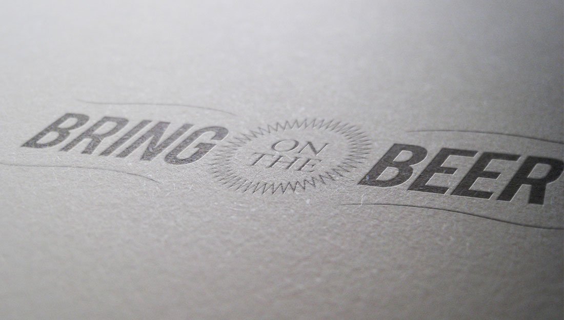 Bring on the Beer logo design
