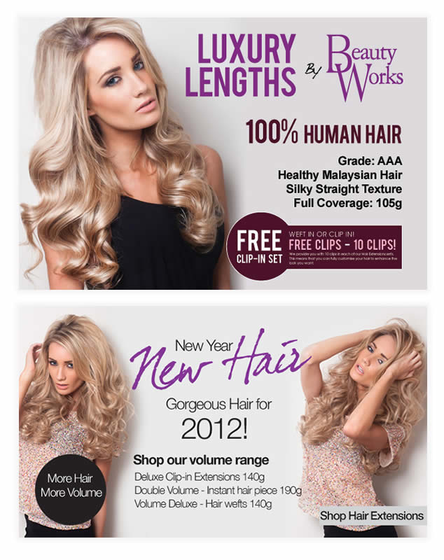 Web banners beauty works