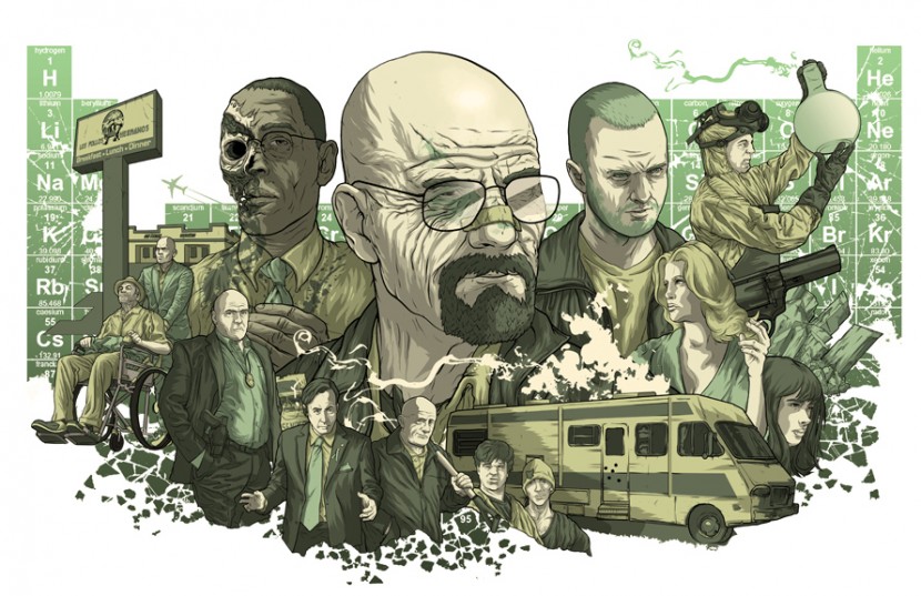 Breaking Bad illustration by Alexander Laccarino