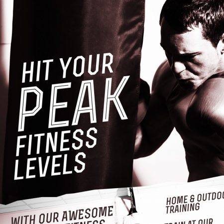 London Fitness Poster Design version 3 close up