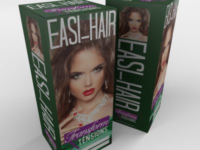 Easi-hair extension branding & packaging
