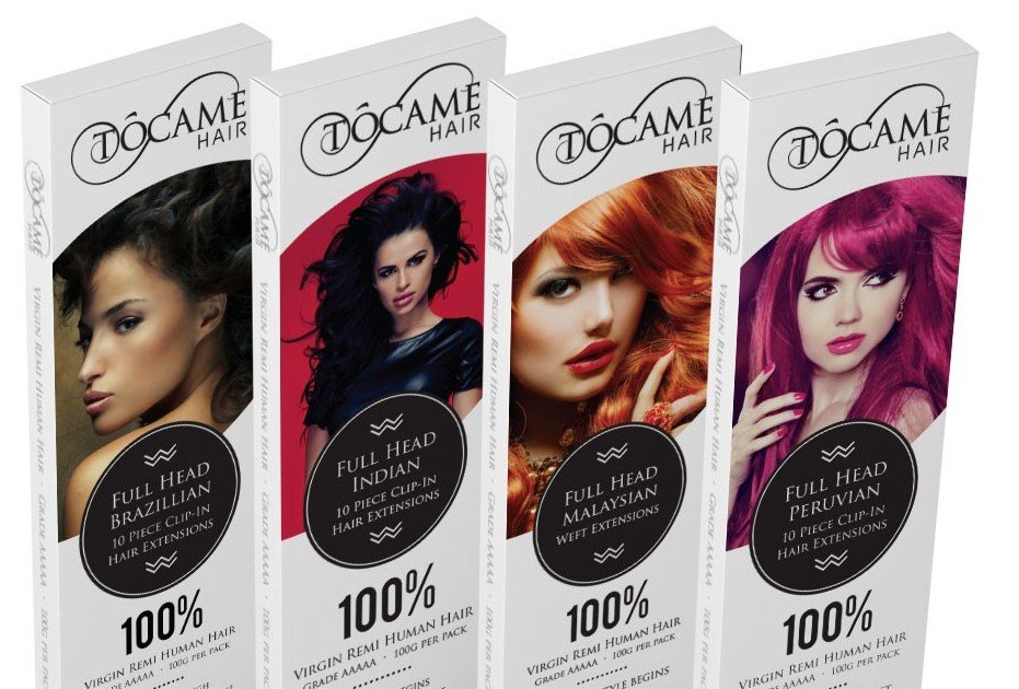 tocame-hair-extensions-packaging-design-header